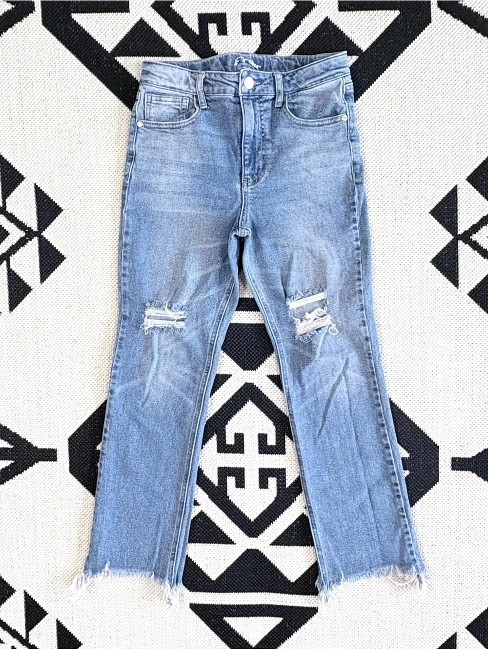 Girls Bundle of Jeans & Camo Cargo Pants Size 14
